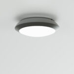 it-Lighting Champlain 1xE27 Outdoor Ceiling Light Anthracite D:90x285x285mm (80300844) - Image 3