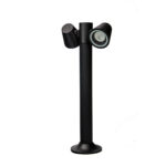 it-Lighting Shasta 2xGU10 Outdoor Pole Light Black D:150x305x600mm (80400814)