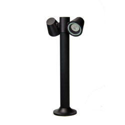 it-Lighting Shasta 2xGU10 Outdoor Pole Light Black D:150x305x600mm (80400814)
