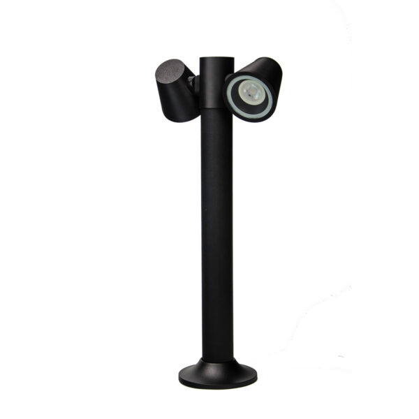 it-Lighting Shasta 2xGU10 Outdoor Pole Light Black D:150x305x600mm (80400814)