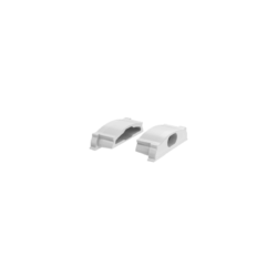 SET OF GREY PLASTIC END CAPS FOR P114N