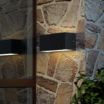 it-Lighting Martin LED 12W 3CCT Outdoor Up-Down Wall Lamp Anthracite D22cmx9cm (80200740) - Image 2