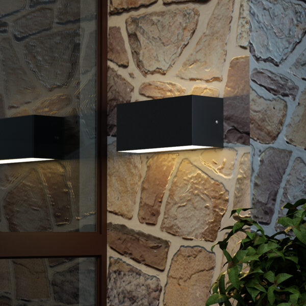 it-Lighting Martin LED 12W 3CCT Outdoor Up-Down Wall Lamp Anthracite D22cmx9cm (80200740) - Image 2