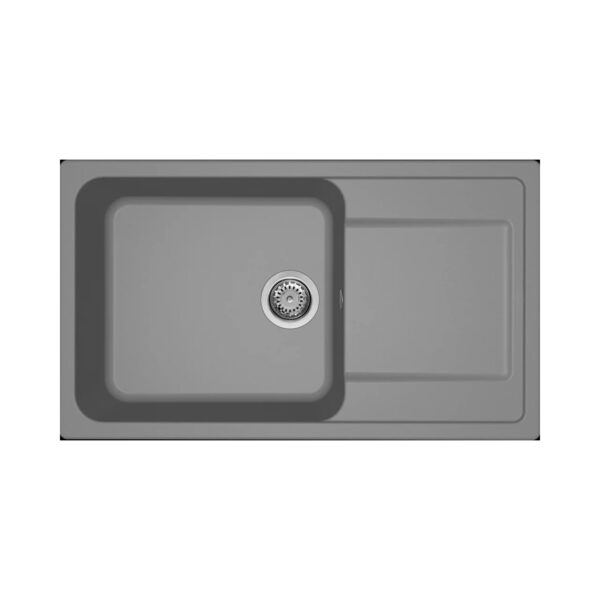 Νεροχύτης κουζίνας LIFE 410 Titanium 73 ELLECI 86x50cm