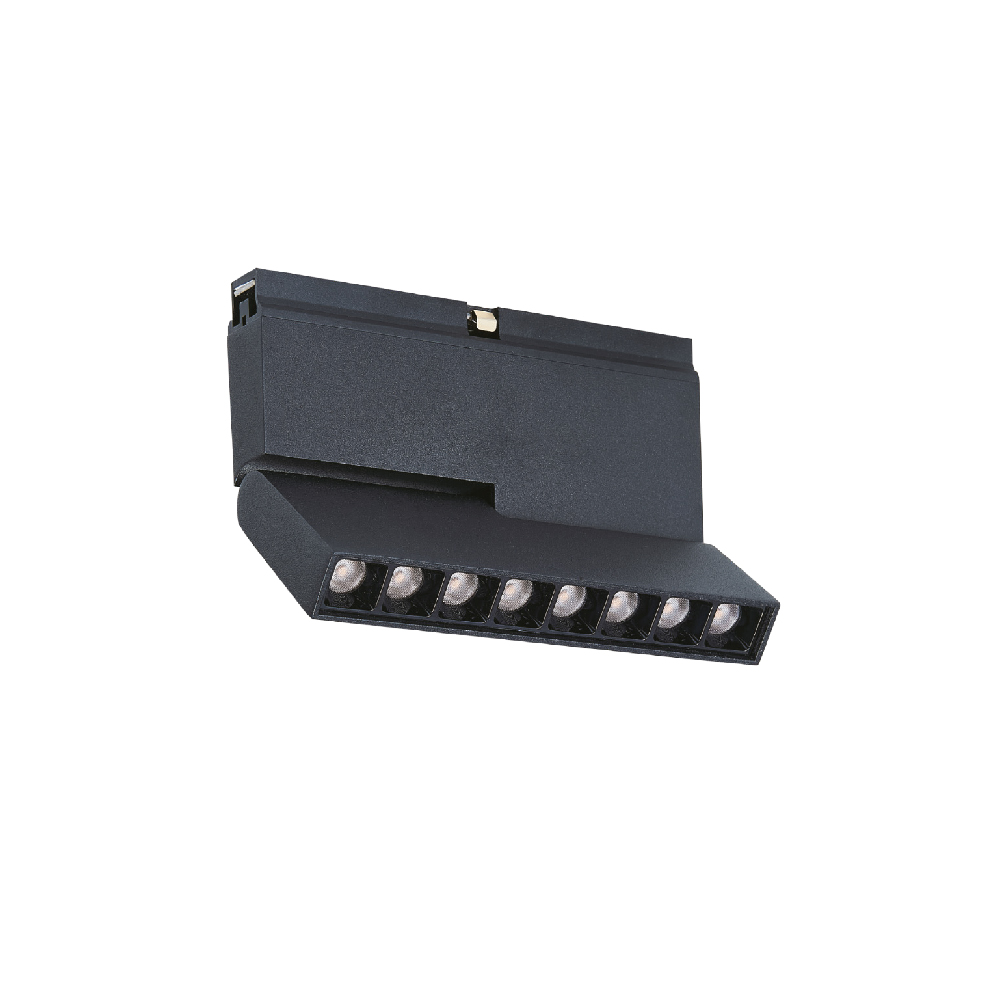 TMM0081-Black_1 Inlight Γραμμικό φωτιστικό LED 6W 3000K για μαγνητική Mini ράγα σε μαύρη απόχρωση D:10