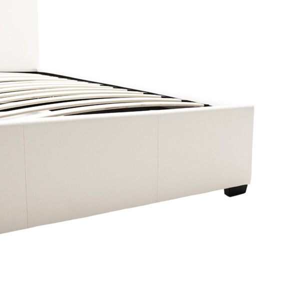 Κρεβάτι Norse pakoworld  pu λευκό με αποθηκευτικό χώρο 160x200εκ - Image 6
