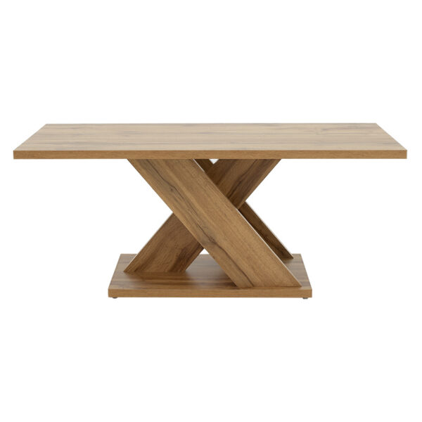 Τραπέζι σαλονιού Solange pakoworld χρώμα sonoma 110x55x47.5εκ - Image 2