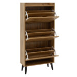 Παπουτσοθήκη Thelma pakoworld 12 ζεύγων sonoma 60x23.8x131.6εκ - Image 2