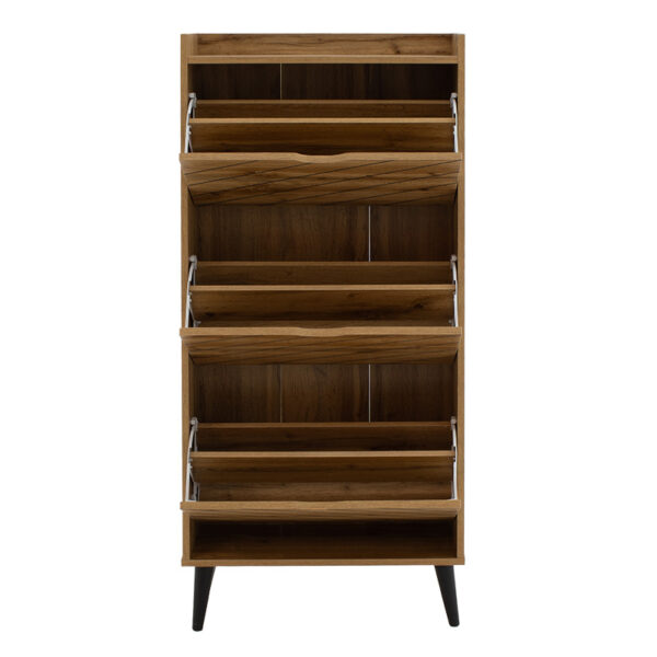 Παπουτσοθήκη Thelma pakoworld 12 ζεύγων sonoma 60x23.8x131.6εκ - Image 4