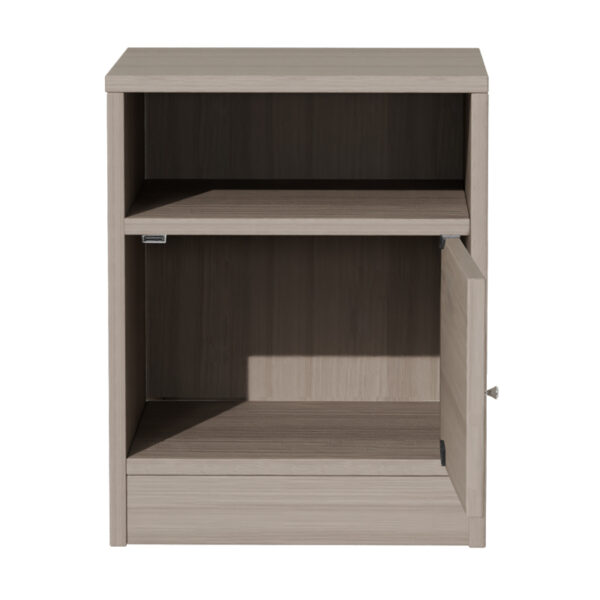 Κομοδίνο Foly pakoworld με ένα ντουλάπι γκρι oak 40x40x50εκ - Image 4