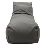 Πουφ ξαπλώστρα Lara pakoworld αδιάβροχο ανθρακί - Image 4