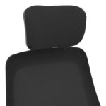 Καρέκλα γραφείου Peja pakoworld mesh ύφασμα μαύρο 58x60x107-117εκ - Image 7