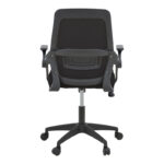 Καρέκλα γραφείου Reji pakoworld mesh ύφασμα μαύρο 58x60x89-99εκ - Image 5