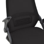 Καρέκλα γραφείου Reji pakoworld mesh ύφασμα μαύρο 58x60x89-99εκ - Image 6