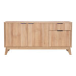 Μπουφές Hamea pakoworld mdf σε φυσική απόχρωση 150x39,5x73εκ - Image 3