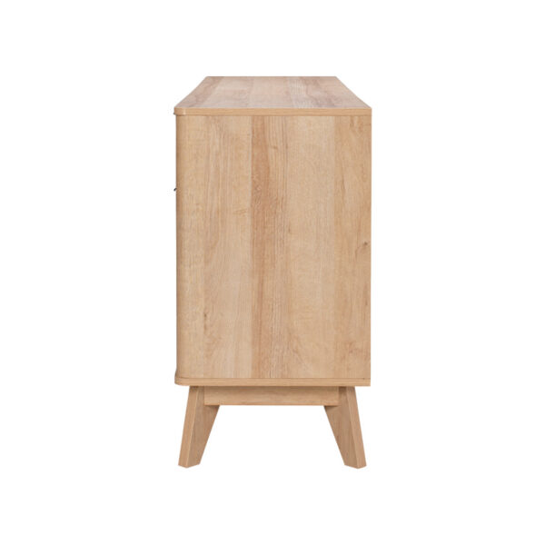 Μπουφές Hamea pakoworld mdf σε φυσική απόχρωση 150x39,5x73εκ - Image 6