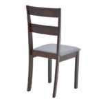 Καρέκλα Dallan  pakoworld σε καρυδί απόχρωση 40x47.5x89εκ - Image 2