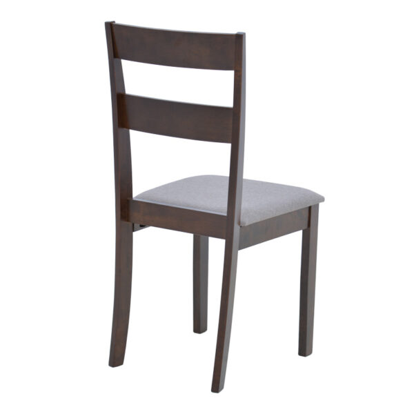Καρέκλα Dallan  pakoworld σε καρυδί απόχρωση 40x47.5x89εκ - Image 2