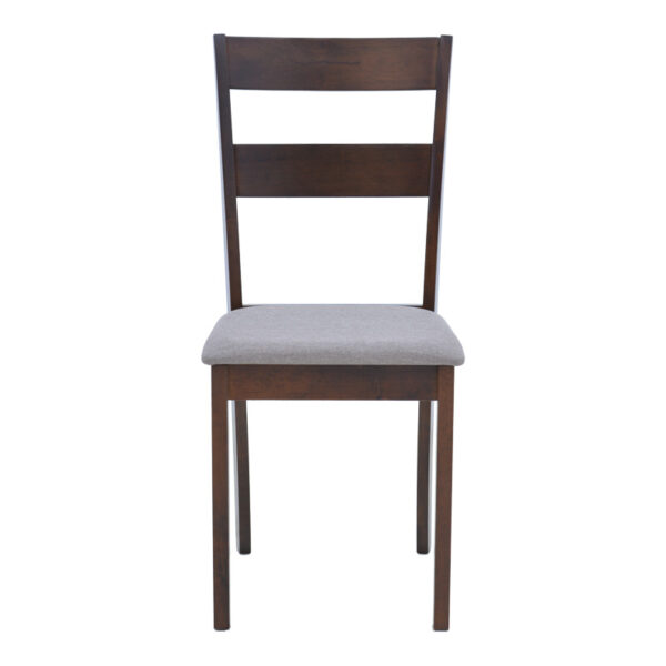 Καρέκλα Dallan  pakoworld σε καρυδί απόχρωση 40x47.5x89εκ - Image 4