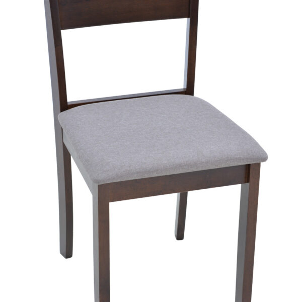 Καρέκλα Dallan  pakoworld σε καρυδί απόχρωση 40x47.5x89εκ - Image 7