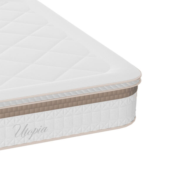 Στρώμα Utopia pakoworld pocket spring με ανώστρωμα aloe vera 30-32cm 160x200εκ - Image 3