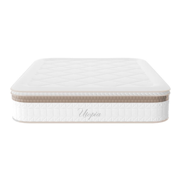 Στρώμα Utopia pakoworld pocket spring με ανώστρωμα aloe vera 30-32cm 160x200εκ - Image 4