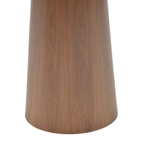 Τραπέζι Kayano pakoworld καρυδί mdf Φ120x72εκ - Image 3