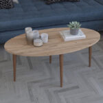 Τραπέζι σαλονιού Barton pakoworld sonoma-καφέ 90x45x40εκ - Image 2