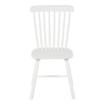 Καρέκλα Melia pakoworld rubberwood σε λευκή απόχρωση 45x51x87εκ - Image 4