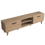 Έπιπλο τηλεόρασης Sabian pakoworld sonoma 180x35x48,5εκ - Image 5