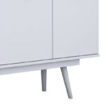 Μπουφές Salonde pakoworld λευκό μελαμίνης-λευκό pp πόδι 180x40x82.6εκ - Image 7