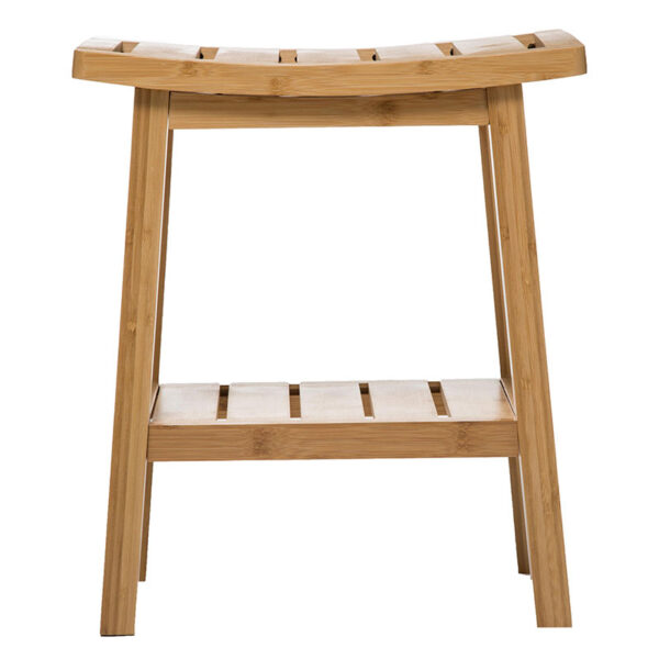 Σκαμπό Dael pakoworld μπαμπού χρώμα φυσικό 39.5x25x46εκ - Image 2