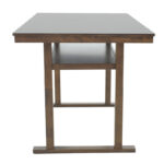 Τραπέζι μπαρ Tenor pakoworld φυσικό ξύλο rubberwood-ΜDF καρυδί 150x90x91.5εκ - Image 4