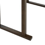Τραπέζι μπαρ Tenor pakoworld φυσικό ξύλο rubberwood-ΜDF καρυδί 150x90x91.5εκ - Image 6