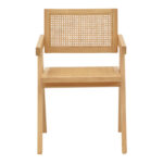 Πολυθρόνα Winslow pakoworld φυσικό rubberwood 52x59x79εκ - Image 4