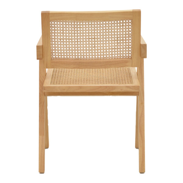 Πολυθρόνα Winslow pakoworld φυσικό rubberwood 52x59x79εκ - Image 5