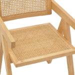 Πολυθρόνα Winslow pakoworld φυσικό rubberwood 52x59x79εκ - Image 7