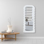 Καθρέπτης Maraya Inart λευκό PP 46x3.2x110εκ - Image 2