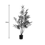 Διακοσμητικό φυτό Olive tree σε γλάστρα Inart πράσινο pp Υ120εκ - Image 4