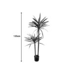 Διακοσμητικό φυτό Dracaena palm σε γλάστρα Inart πράσινο pp Υ125εκ - Image 2