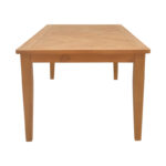 Τραπέζι Mady pakoworld teak ξύλο σε φυσική απόχρωση 200x100x75εκ - Image 3