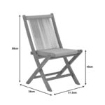 Τραπεζαρία σετ 7τεμ. Banou-Mady pakoworld teak ξύλο σε φυσική απόχρωση 200x100x75εκ - Image 9