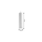 Inlight Κρεμαστό φωτιστικό λευκό από γύψο 1XGU10 D:30cm (4064-White) - Image 2