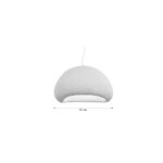 Inlight Κρεμαστό φωτιστικό από Fiberglass 1XE27 D:50cm (4067-Β)
