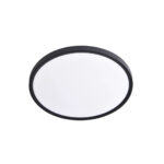 Inlight Πλαφονιέρα οροφής LED 40W 3CCT (by switch on base) σε μαύρη απόχρωση D:50x2