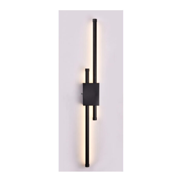 Inlight Επιτοίχιο φωτιστικό LED 19W 3CCT από μαύρο μέταλλο (43046-BL) - Image 3
