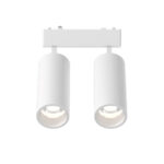 InLight Φωτιστικό LED 2x9W 3CCT για Ultra-Thin μαγνητική ράγα σε λευκή απόχρωση D:16cmX4