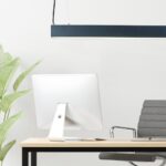 InLight Κρεμαστό φωτιστικό LED 60W 3CCT (By Switch) από αλουμίνιο σε μαύρη απόχρωση D:180cm (6072-180-BL) - Image 4