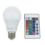 LED SMD E27 A60 8W IR RGB+3.000K 230V AC 650LM RA80 30000H 270°