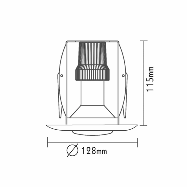 ΣΠΟΤ R63 ΓΚΡΙ  RAL7016M - Image 2